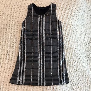 Girls 2T Flowers by Zoe black sequined dress